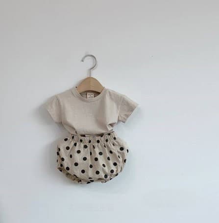 Bloomer with dots - Beige