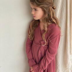 Kleid Mädchen Bio-Baumwolle