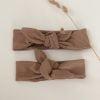 beige hairbands child organic cotton