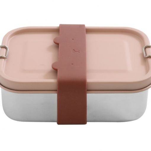 Stainless steel lunch box pink