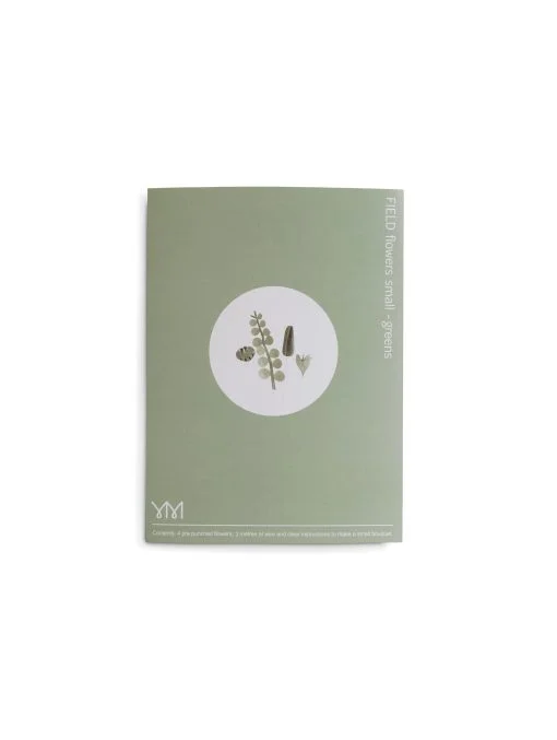 papieren bloemen groen