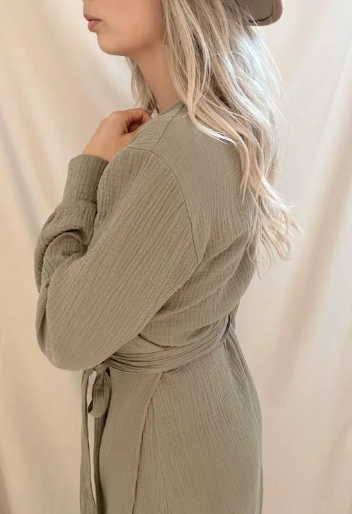 Wickelkleid Damen grün