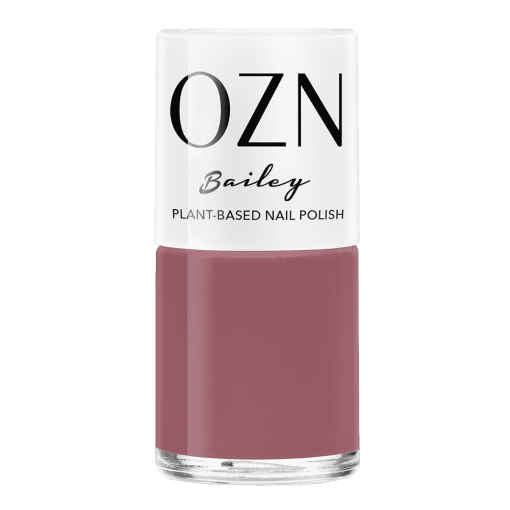 Bottle of plant-based nail polish