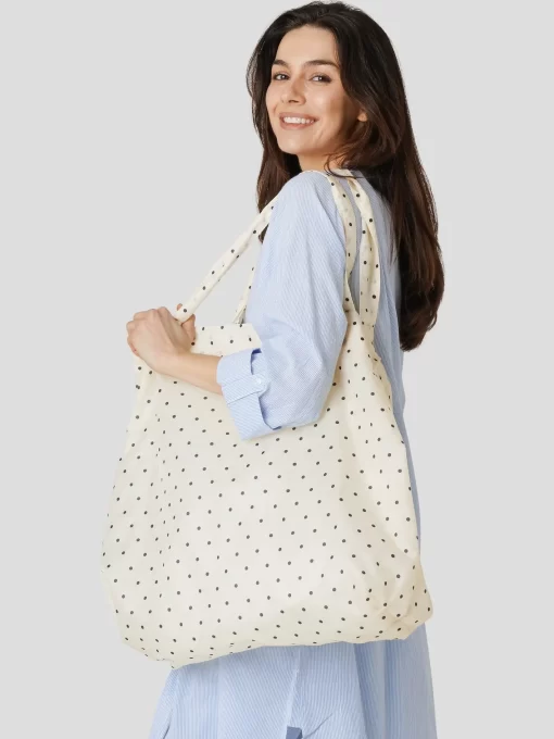 foldable bag with dots