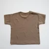 Brown terry t-shirt child