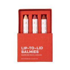 Packaging with three balmies