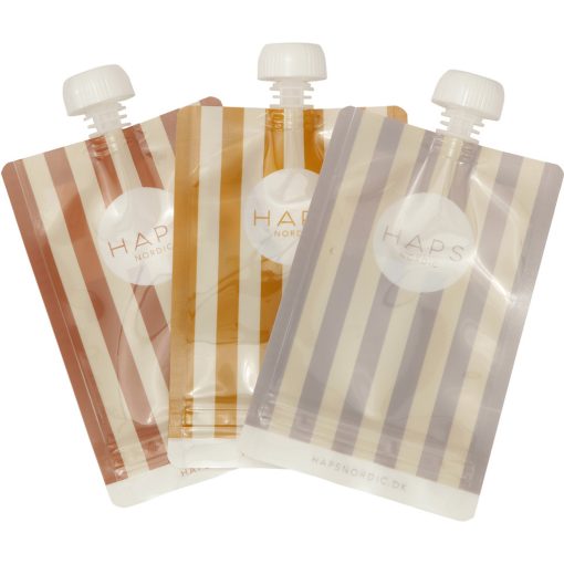 Reusable smoothie bags - striped