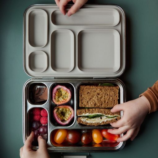 Rvs lunchbox 5 compartimenten