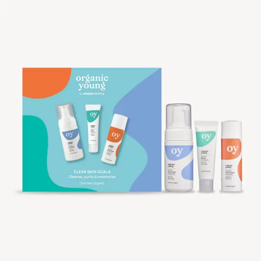Green People Oy! Clear Skin Goals Set – natural skin care for teenagers against pimples and pigmentation spots