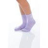 HIÄRTKEN tennis socks lilac with silver heart made of organic cotton
